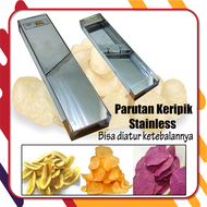 Toko Vervel Alat Dapur Parutan Keripik Kentang Singkong Ubi Sukun Stainless / Alat Pemotong Pasah Se