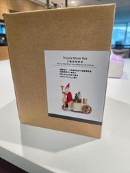 精緻木製聖誕三輪車音樂盒 (Sankyo機芯)