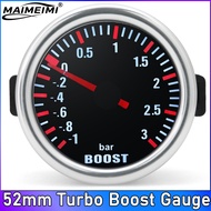 Boost Meter 3.0 BAR 2 52MM Mechanical Turbo Boost Car Gauge Meter Auto White LED Universal for Racin