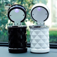 CUTE_Car LED Light Smoking Ashtray Cup Travel Home Vehicle Cigarette Ash Holder