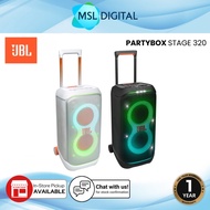 JBL PartyBox Stage 320 Portable Party Speaker with Wheels