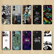 Soft black phone case for xiaomi POCO X5 M6 PRO C31 C40 C55 C65 HT39 Stussy logo Design of anti fall