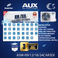 [SAVE 4.0] AUX NEW 4 STAR INVERTER Aircon aircond Fast Cooling DC  R32 ASW-09CAR3DI [1HP ~  2.5HP] 3