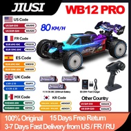 JIUSI WB12 PRO 1/12 RC Car 4WD 80km/h Brushless 2.4G Remote Control Racing Car 3S 35C 2200mAh Compet
