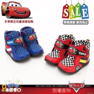 Lightning Mcqueen Cars Children's Shoes Winter Children Warm Boots Shoes
