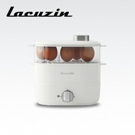 【Lacuzin】雙層多功能隨行電蒸鍋-珍珠白