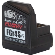 Penerima GoolRC Flysky FGr4S V2, 2.4GHz 4CH AFHDS 3 Penerima Kawalan Jauh Terbina Dalam Antena Tungg