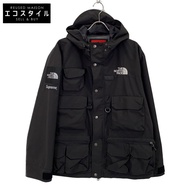 The North Face x Supreme NF0A4QSX 黑色 20SS 工人夾克，M 碼（二手）
