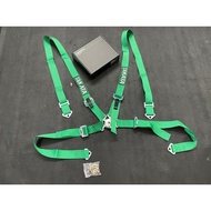 44135 - TAKATA Quick Release  2" GREEN  4 point safety belt 44135