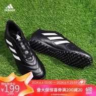 阿迪达斯 （adidas）足球鞋男碎钉TF运动防滑训练人造草地鞋 黑 37