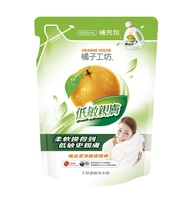 橘子工坊天然濃縮洗衣精補充包/ 低敏親膚/ 1500ml
