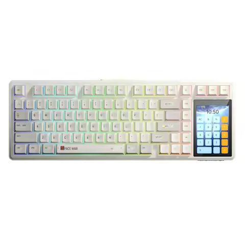 AULA L99 75% Layout Hot-Swap Gasket Wired/Bluetooth/2.4GHz Wireless Mechanical Gaming Keyboard with