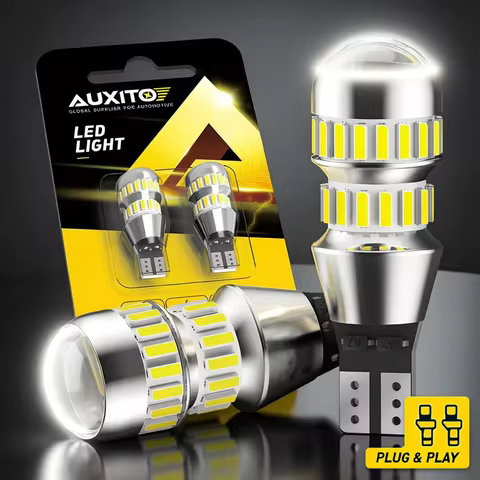 AUXITO 2Pcs 2000LM T15 LED Lamp Light W16W LED Canbus No Error 4014 42-SMD 912 921 Bulb Car Backup R