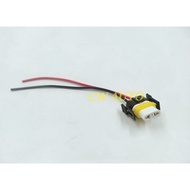 Car Headlight Socket Connector Lamp Bulb Wiring Harness H11 Head Lamp Bulb Ceramic / BULB SOCKET H11