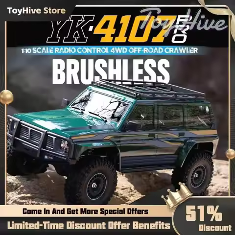 1/10 Rc Crawler Tank New 2025 Yk4107 Turn Portal Axles Oil Shocks Low Cg Realistic Pc Shell All Meta