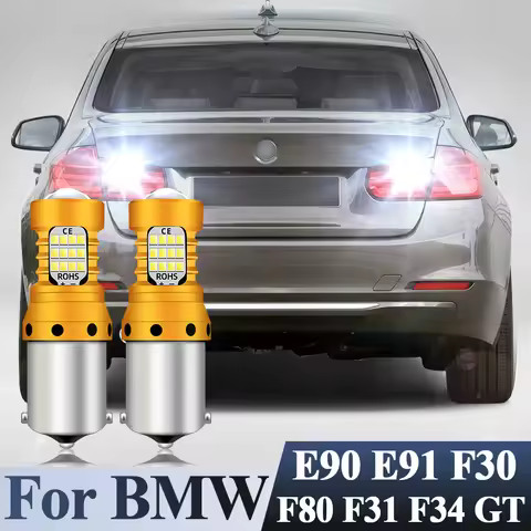 For BMW 3 Series E90 E91 F30 F80 F31 F34 GT Accessories LED Reverse Lights Backup Bulb Car Reversing