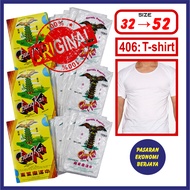 BAJU PAGODA TSHIRT PUTIH 406# ORIGINAL BRAND 100% BORONG GARUDA PAGODA WHOLESALE PRICE CHUNG KAI PAG