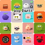 【Case Home】For Jeep EW133 Case Casing Soft Silicone Cute Cartoon Earphone Case Cover NO.2