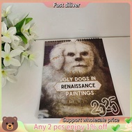 Renaissance Calendar,2025 Wall Calendar Art - Special Thick Sturdy Ugly Dog Wall Calendar for Organi
