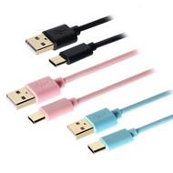 USB Type-C Fast Charging Cable 1.5m 3A Smartphone Tablet Laptop Charging Pink