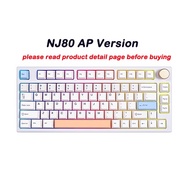 Keydous NJ80 AP Wireless 2.4g BT 5.0 Type-C Mechanical RGB Keyboard Hot-Swappable For Windows MacOS 