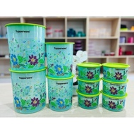 Tupperware Batik One Touch Set/ Tupperware Murah/ Tupperware One Touch/ Bekas Kuih Raya/ Balang Kuih