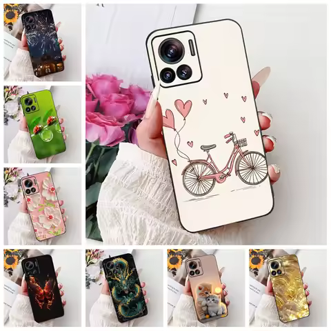 For Motorola Edge 30 Ultra Case Edge X Silicone Cute Cartoon Luxury Fashion Shockproof Bumper For Mo
