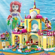 BMZ [Ready Stock] Compatible With Lego JG306 Mermaid Castle Palace Princess Girl Assembled Insert Building Block Toy Disney