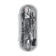 Deli Compass Ruler Set Primary School Student Ruler Full Set Iron Compass Ruler Drawing Ruler Ruler 