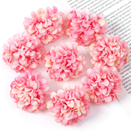 1Pc Silk Artificial Flowers Heads Wedding Decoration For Home Room Decor Fake Flower Wall Cake Decor Craft Garland Gifts