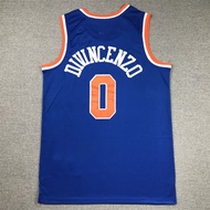 Embroidered Basketball Jersey Knicks No. 0 Devincenzo For Men