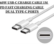 C TO C CHARGER CABLE 60W COMPATIBLE POWER PD FAST CHARGER CABLE