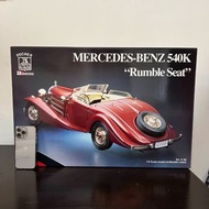POCHER紅色 MERCEDES BENZ 540K “Rumble Seat” 古董車模型 1/8 K90 (全新正品未拆封) 珍稀絶版品