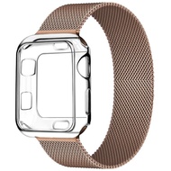 Milanese Loop Case+Strap for Apple Watch Band Ultra 8 7 6 SE 5 4 41mm 40mm 44mm 38mm 42mm Watchband