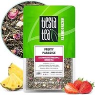 Tiesta Tea - Fruity Paradise, Strawberry Pineapple Green Tea, Loose Leaf, Up to 25 Cups, Make Hot or