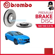 BREMBO Front Disc Rotor (2pcs) - Volvo S60 V60 3.0 T6
