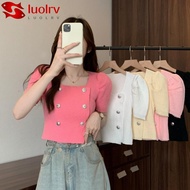 LUOLRV Outerwear Vest, Breathable Knitted Strap Vest, Outerwear Short top Lady