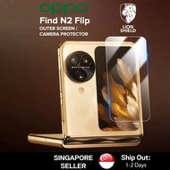 (SG) LionShield OPPO Find N2 Flip Outer Screen Protector Tempered Glass - Clear