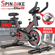 HTD Sport Sepeda Statis Spin Bike Cardio Alat Olahraga Exercises