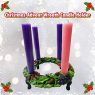Christmas Advent Wreath Candle Holder, Candles Included