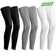 PICKIT 1 Pairs Long Leg Sleeve Hot Basketball Summer Football leg sleeve