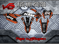 Decals Sticker  for Rusi Kry 150/200 Circuit 004