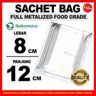 PLASTIC PACKAGING SACHET ALUMINUM FOIL SACHET COFFEE / SNACK BAGS DELKOCHOICE SINGLE - 8x12