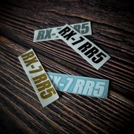 RX7 Helmet Accessories Sticker - Rr5