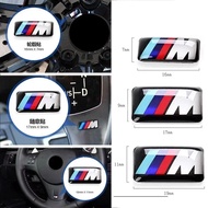 5PCS Car Interior Steering Wheel Sticker Button Decals for BMW M Power M5 M6 E30 F80 G80 F82 G82 E28