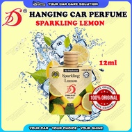 🌸 DWANGI Fresheners Sparkling Lemon Car Home Perfume Hanging Packaging Kotak Pewangi Kereta 12ml Ori