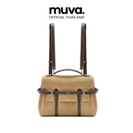 MUVA กระเป๋าหนัง กระเป๋าเป้ กระเป๋าสะพาย กระเป๋าสะพายหลัง รุ่น VERONA SUEDE BACKPACK-MU1105