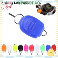 UPSTOPAO 20Pcs Fishing Line Holder, 10 Colors Plastic Bait Reel Buckle Stopper, Durable Colorful Kee