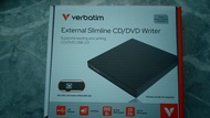 Verbatim 外置 Slimline CD/DVD 燒錄機 USB 2.0