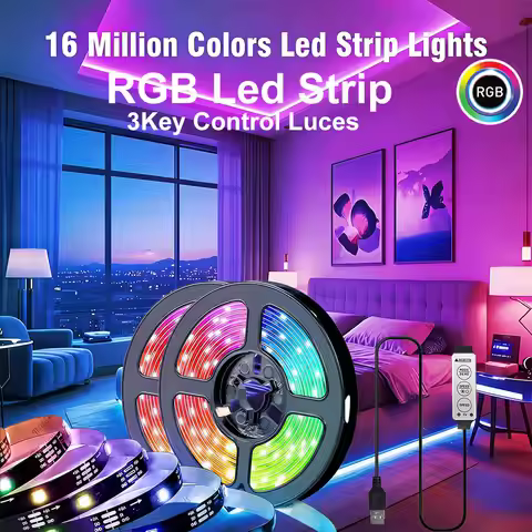 5050 Led Strip Light 5V USB Lights 5050 Led Light Flexible LED Lamp Ribbon For Room Decor TV BackLig